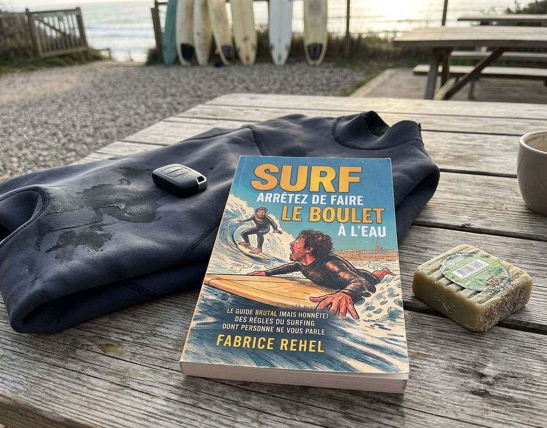 Surf Arrêtez de faire le boulet, illustration ambiance