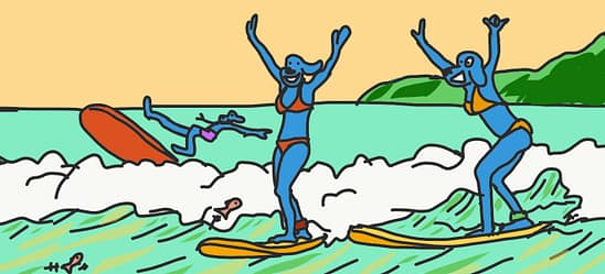 Débutants heureux - Copyrigtht Fabrice Rehel