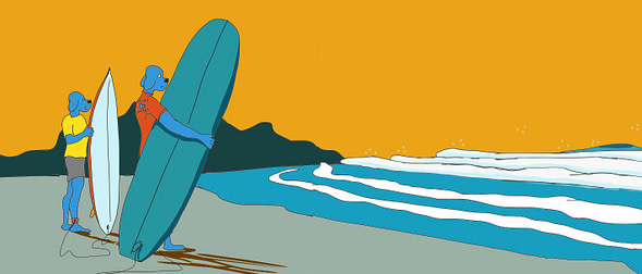 passer la barre est souvent compliqué quand on débute en surf